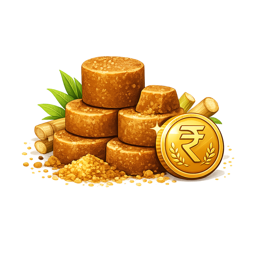 Jaggery seller
